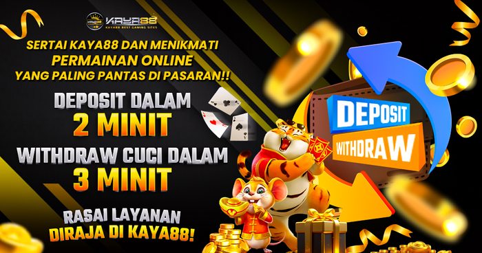 Payment speed banner: deposits in 2 minutes and withdrawals in 3 minutes at KAYA88