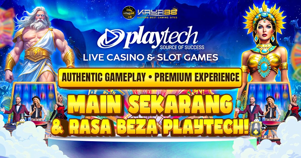 Playtech live casino and slot lobby at KAYA88